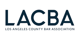 The logo for the los angeles county bar association