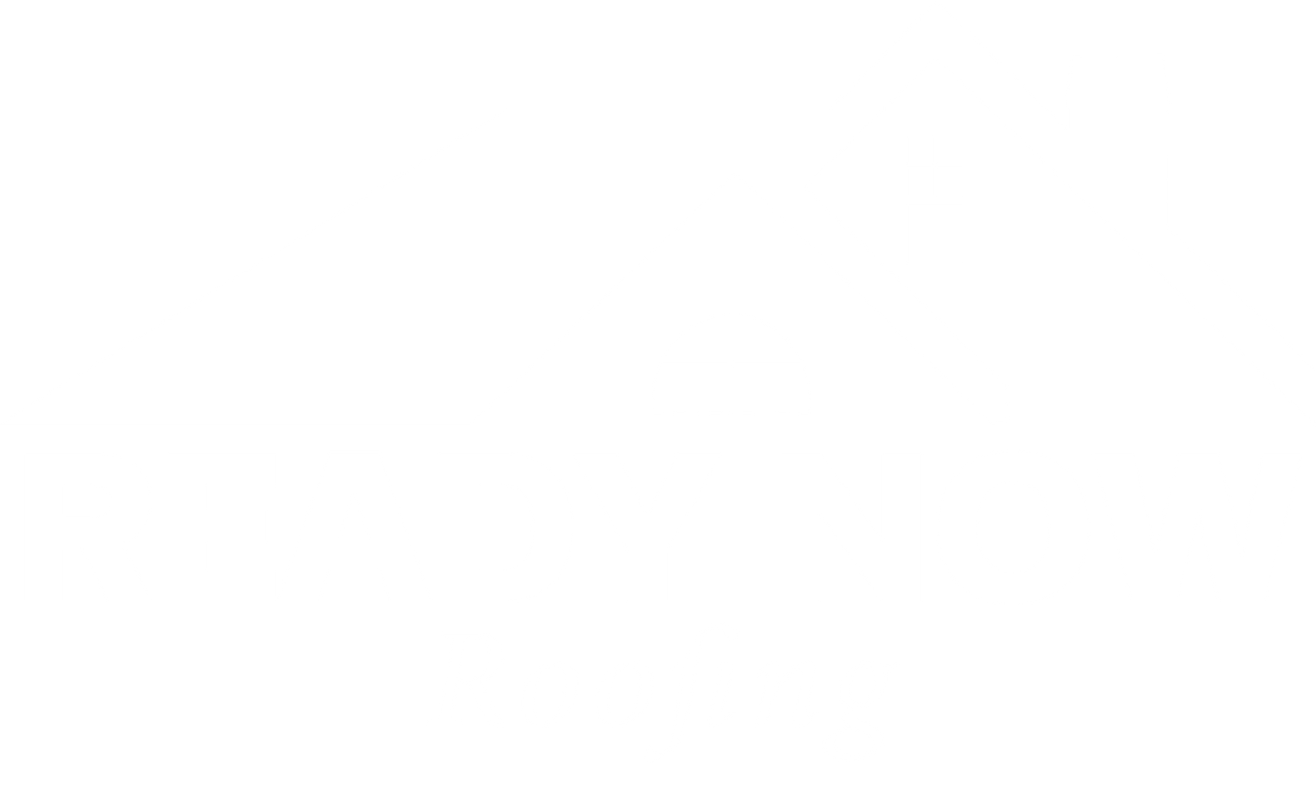 A white Ready Now Roofing logo