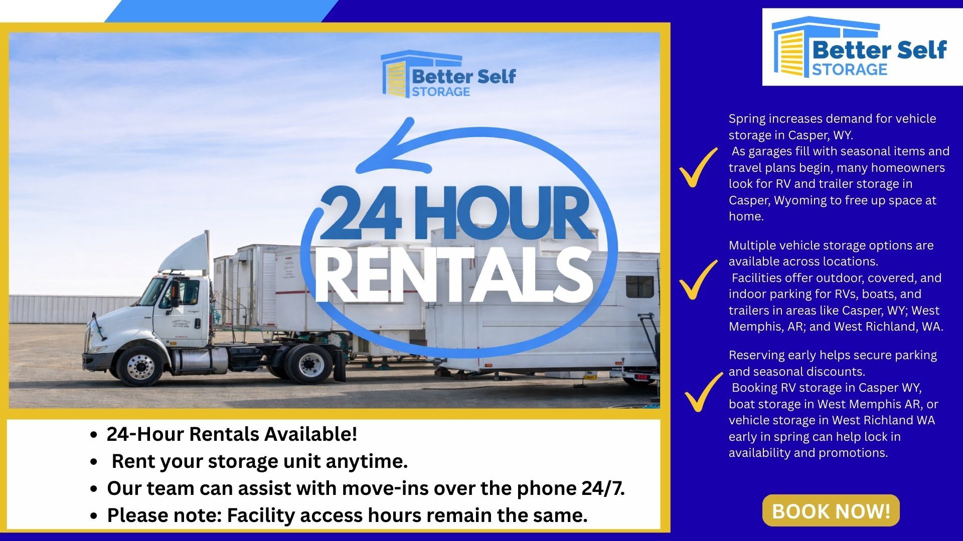 How Vehicle Storage Works in Spring: RV, Boat & Trailer Parking Options Explained