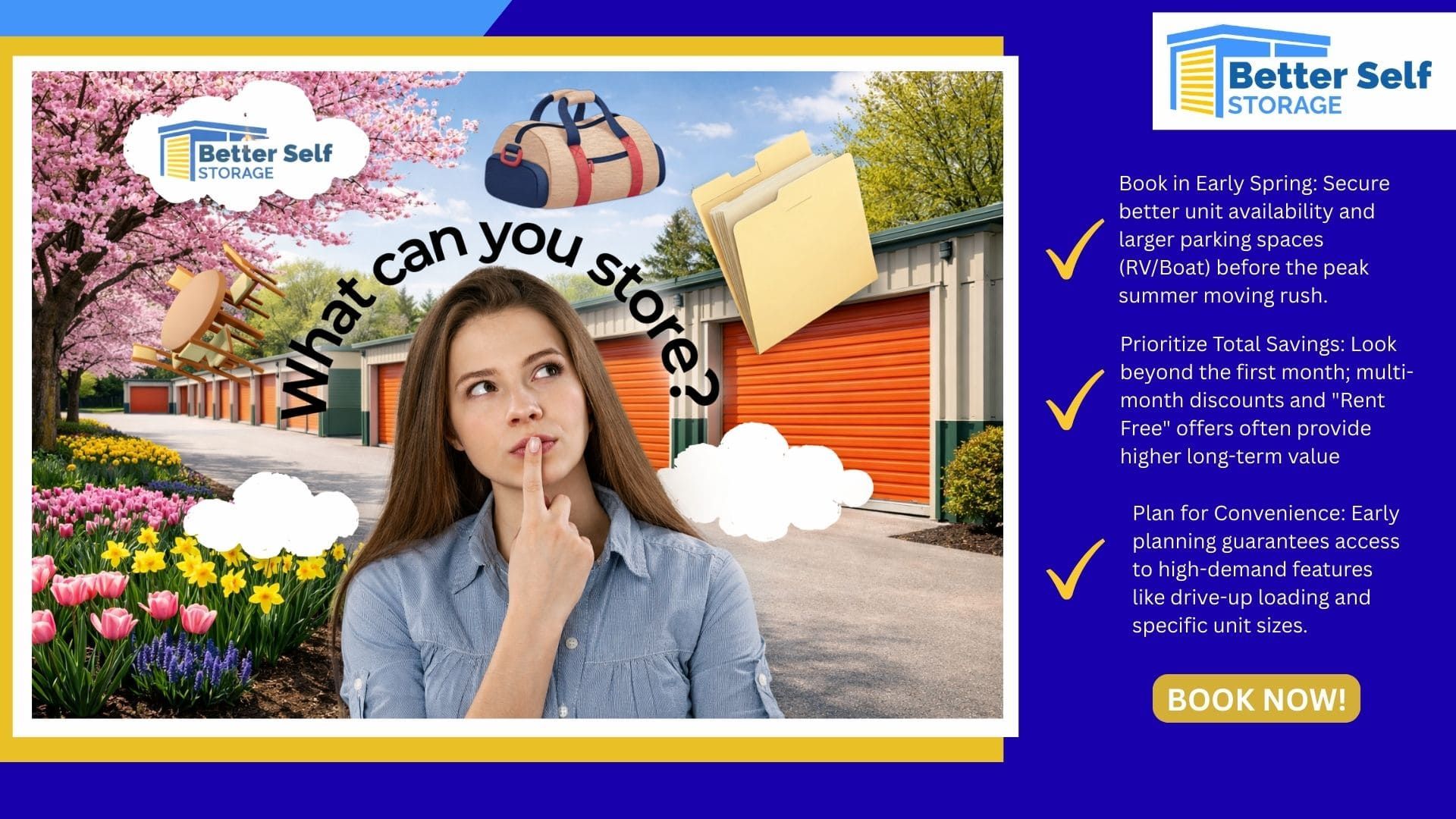 When Is the Best Time to Rent a Storage Unit A Spring Planning Guide