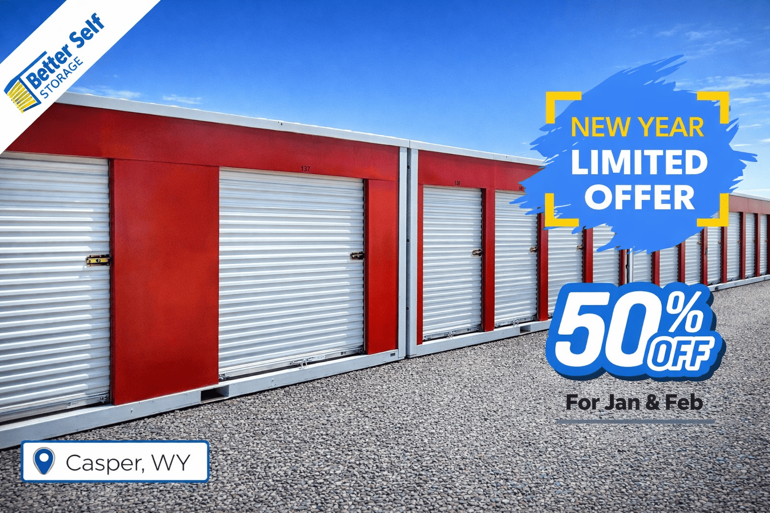 This 50% Off Casper Self Storage units Deal Won’t Last Long