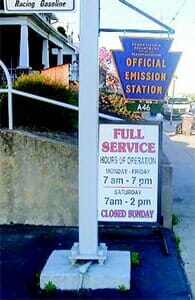 Full service gas station — Mose's Gulf Services in York,  PA