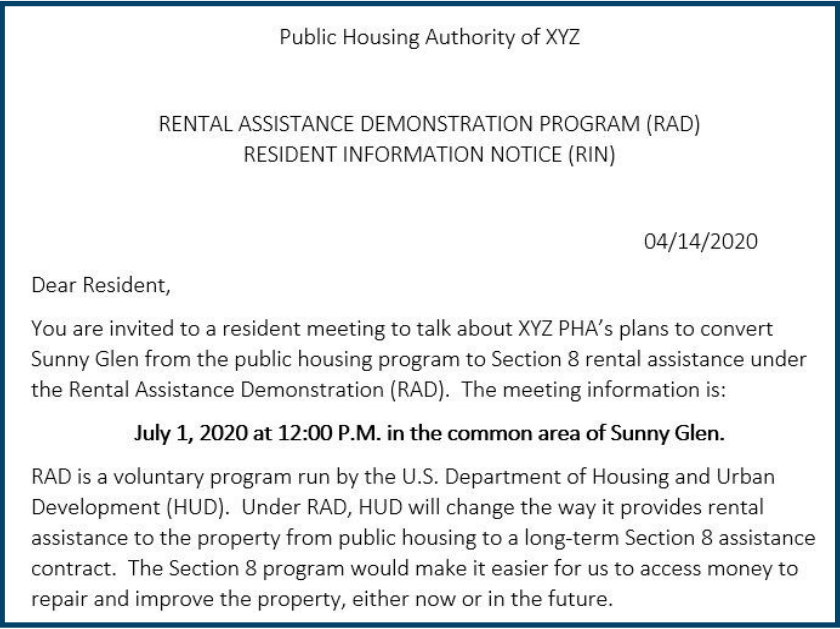 Public Housing Authority of XYZ — Springfield, MO — Housing Authority of Springfield