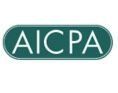 A picture of the aicpa logo on a white background.