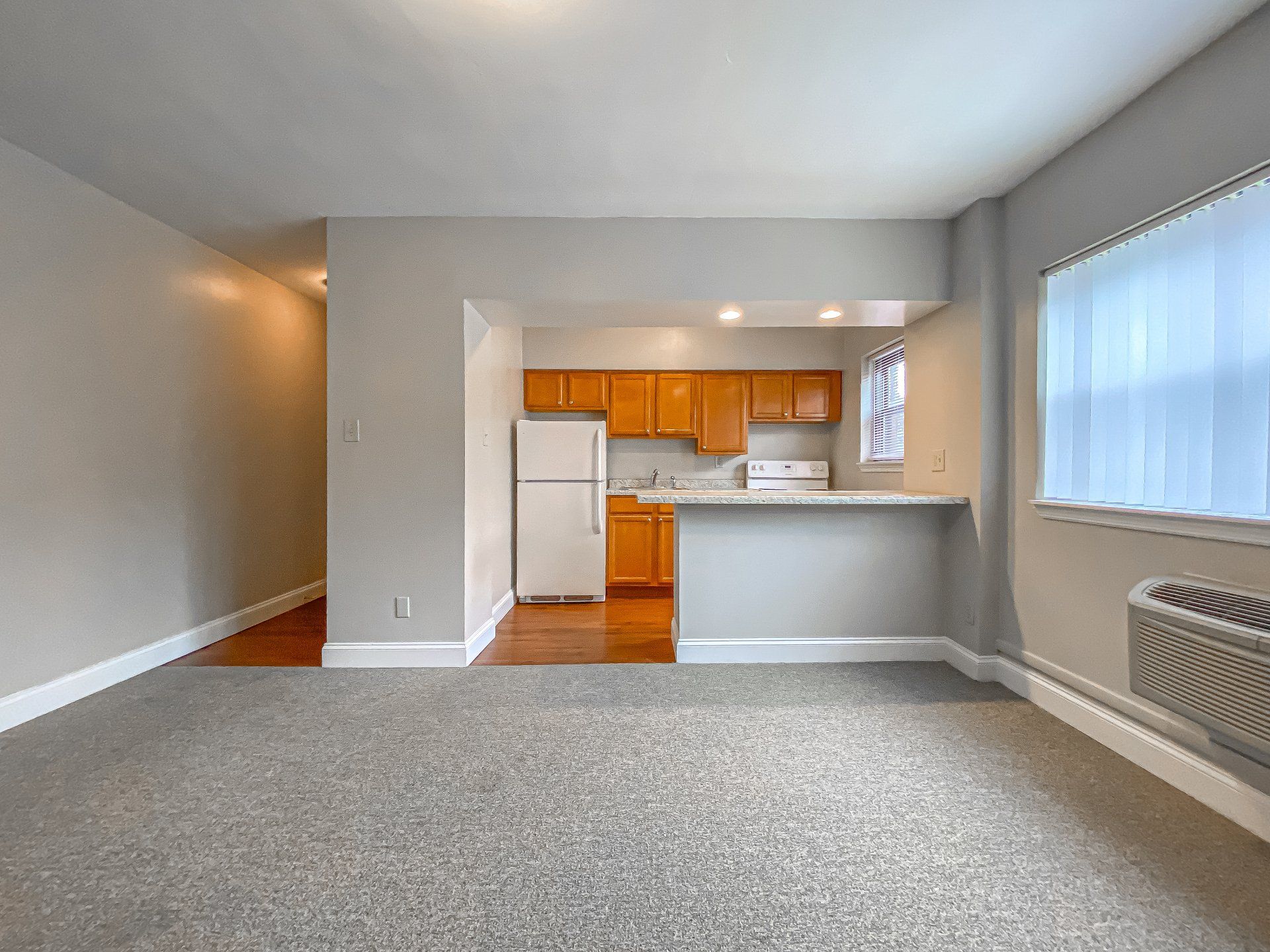 WestWood Apartments Interior Open Concept Living Room Photo
