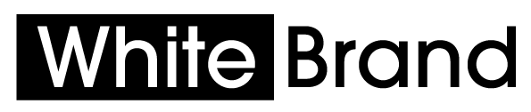 Un logo in bianco e nero per il marchio bianco