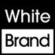 Un logo in bianco e nero per il marchio bianco.