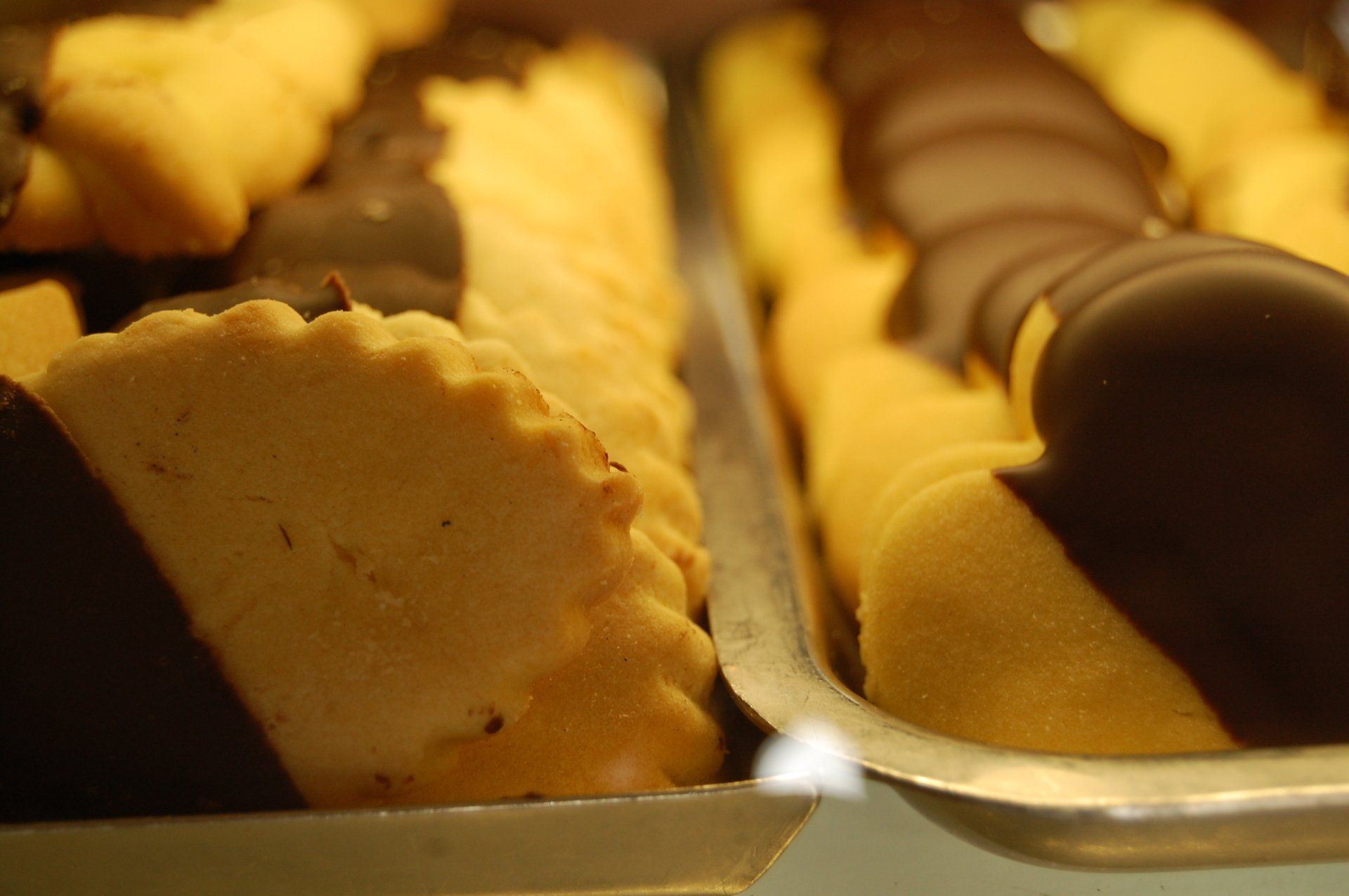 Biscotti artigianali in una pasticceria a Firenze.