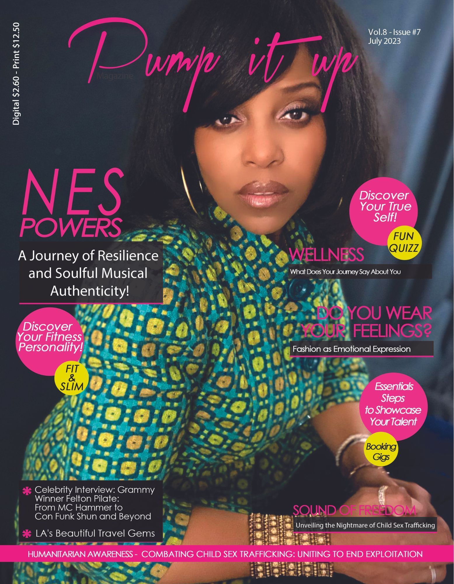 A woman is on the cover of a magazine called nes powers