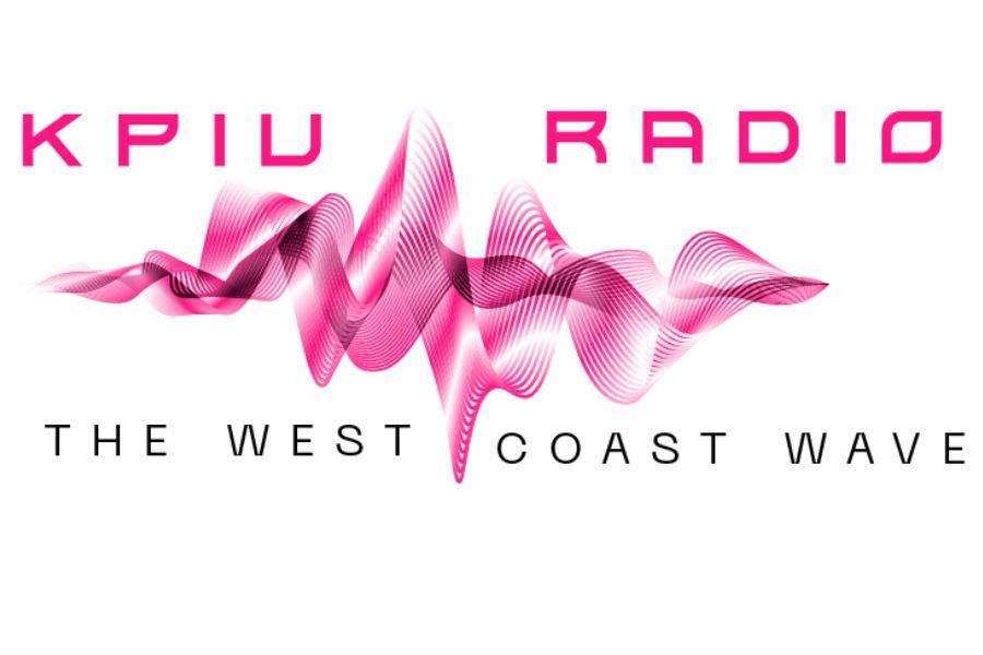 The logo for kpiu radio the west coast wave