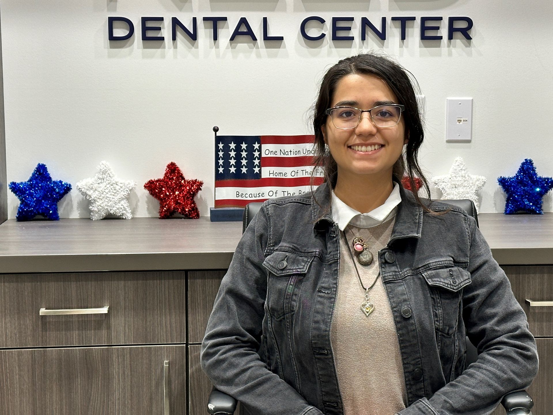 Meredith Smiling | Dental clinic staff for general dental care, emergencies, sedation.