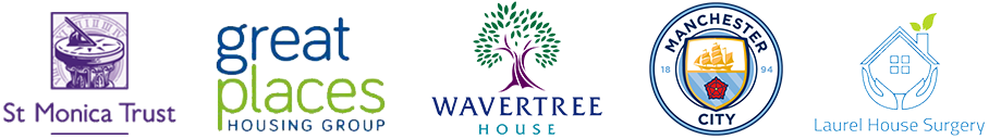 Logos for great places wavetree house and sri lanka trust