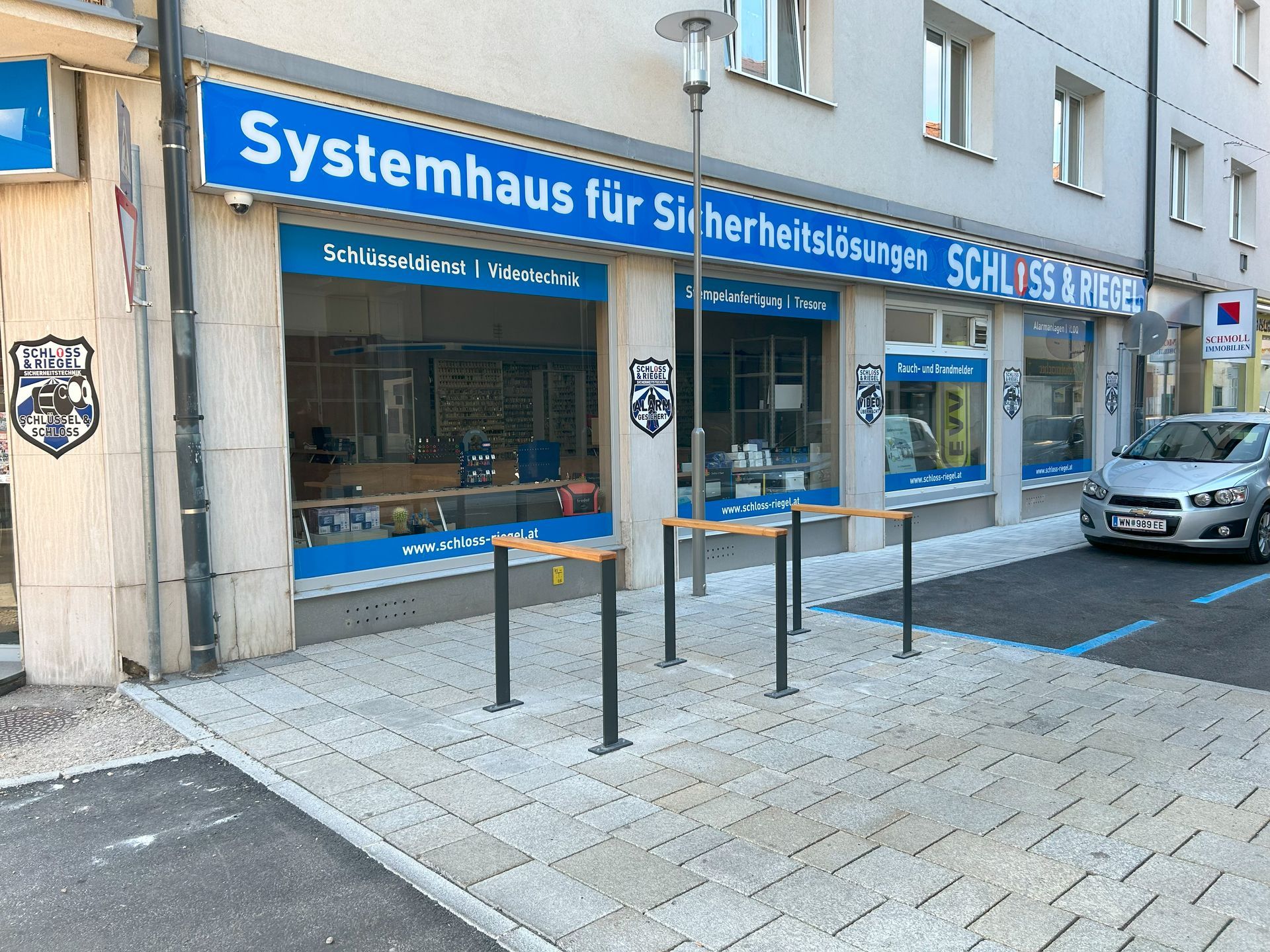 Die Filiale Schloss & Riegel in der Bahngasse 10 in Wr. Neustadt ist das Haus für Sicherheitslösungen vor Ort.