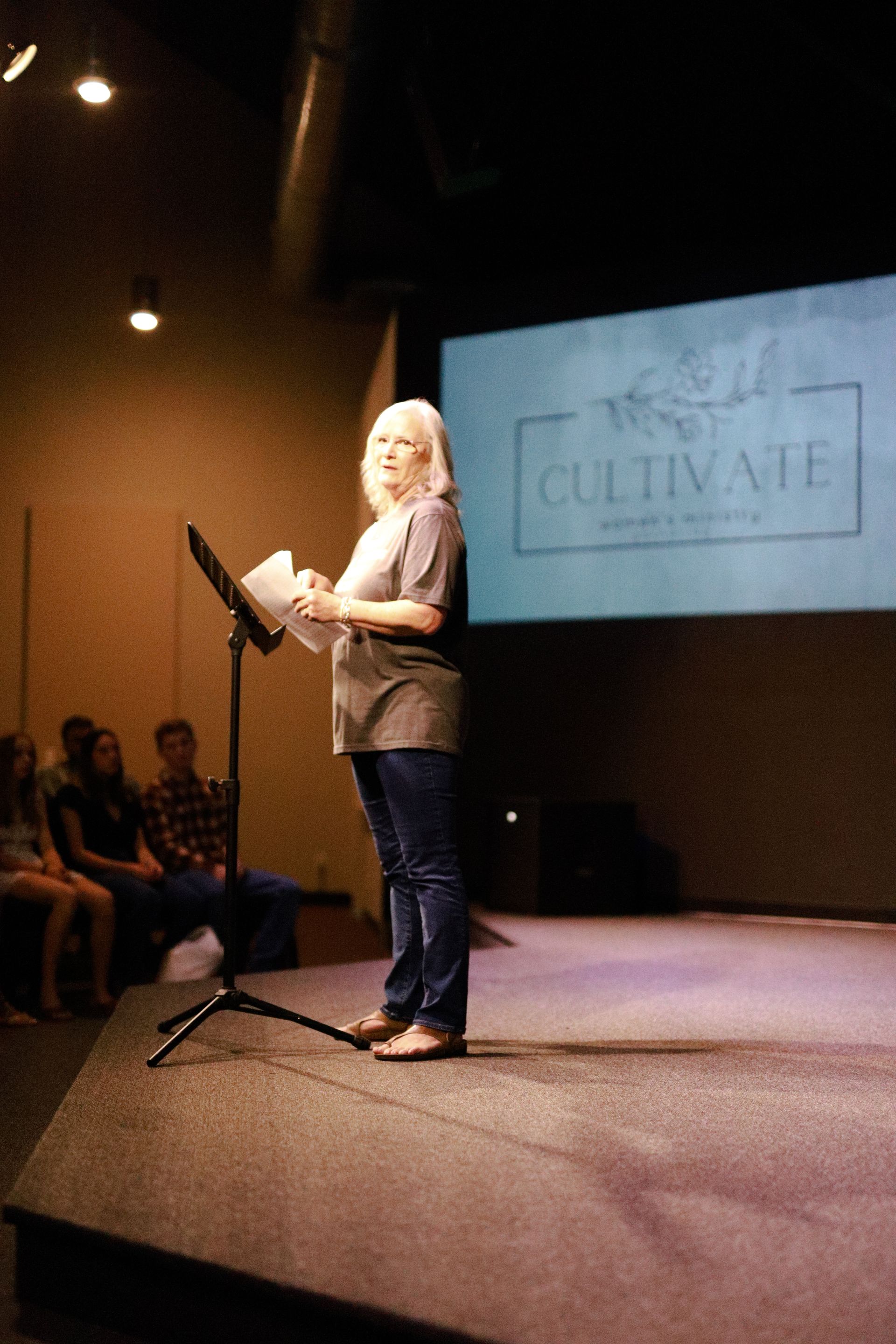 Women reading on a diary