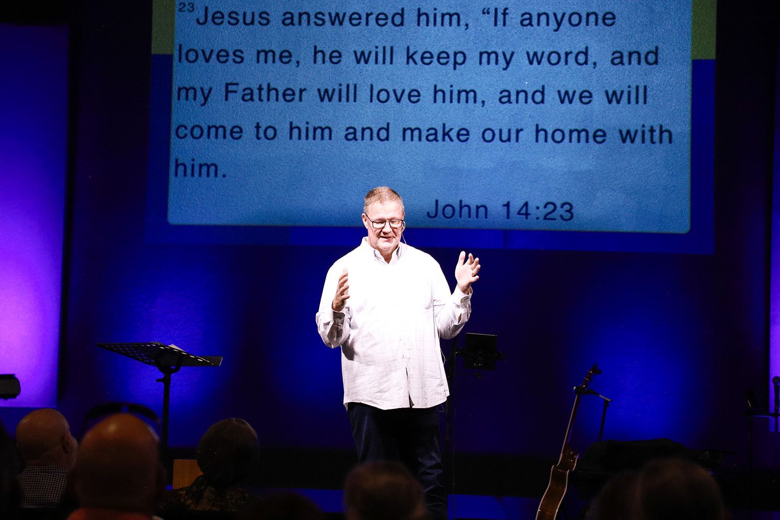 The word offering is on a blackboard with envelopes around it.