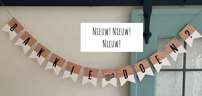 Vlaggenlijntje, bakkie doen, Nieuw, slinger, Tov Idee, Susanne Spoor, Bakkie, Koffie, lief en leed, delen