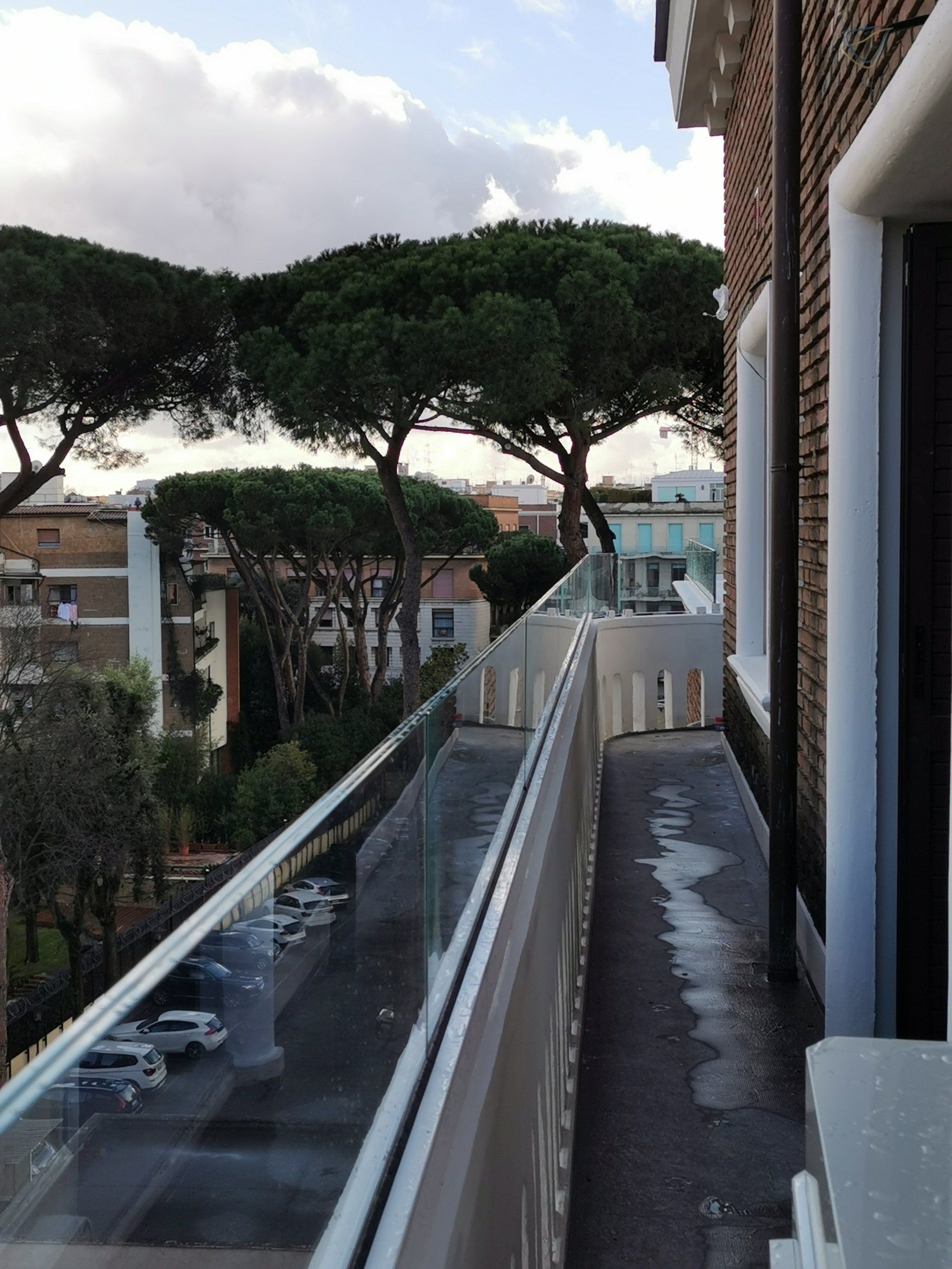 balaustre in vetro a Roma