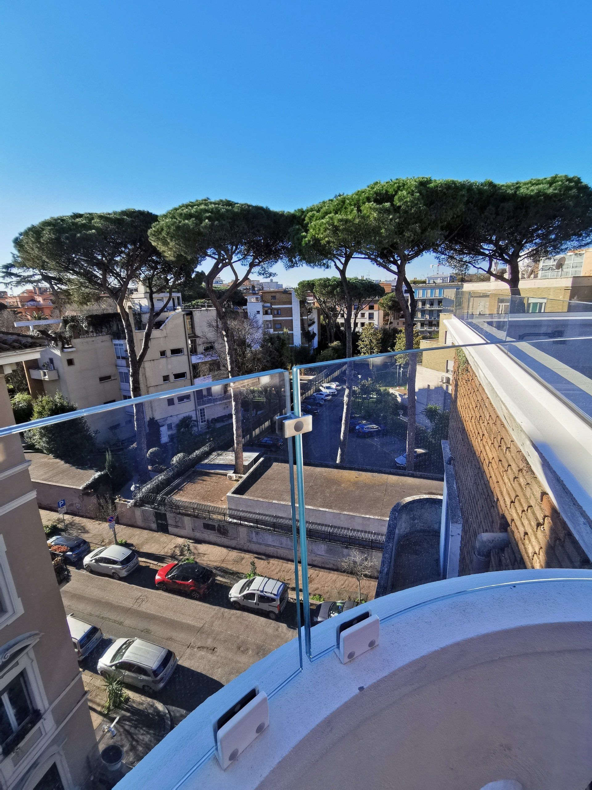 balaustre in vetro a Roma