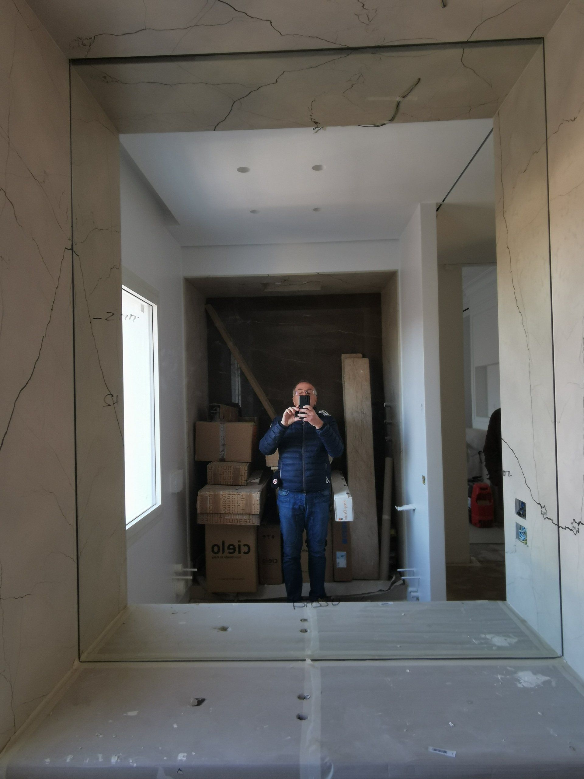 balaustre in vetro a Roma