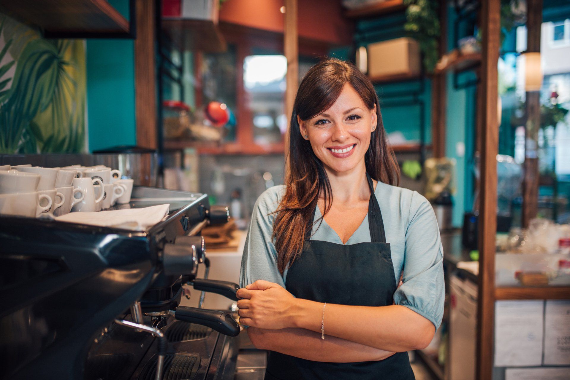 Woman on Coffee Shop | Lebanon, TN | Aargus Insurance Services