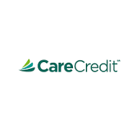 The carecredit logo is on a white background.