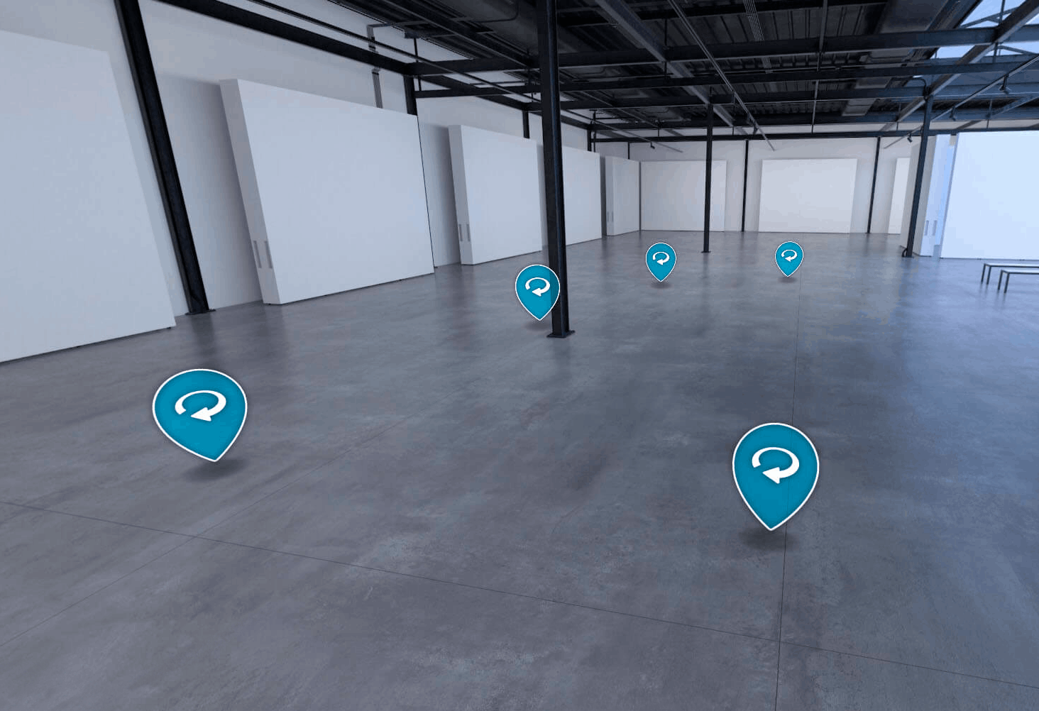 Foto de una persona con gafas virtuales