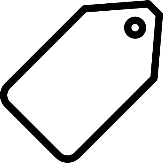 Icono de una etiqueta