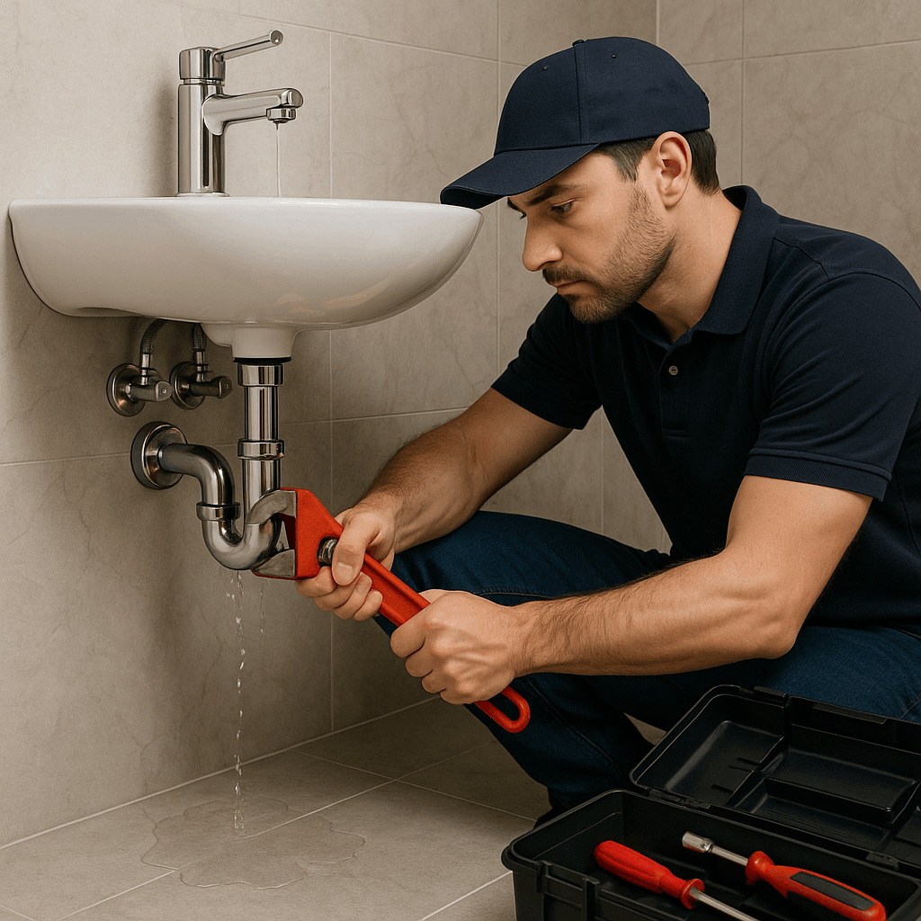 Reparación de fuga agua