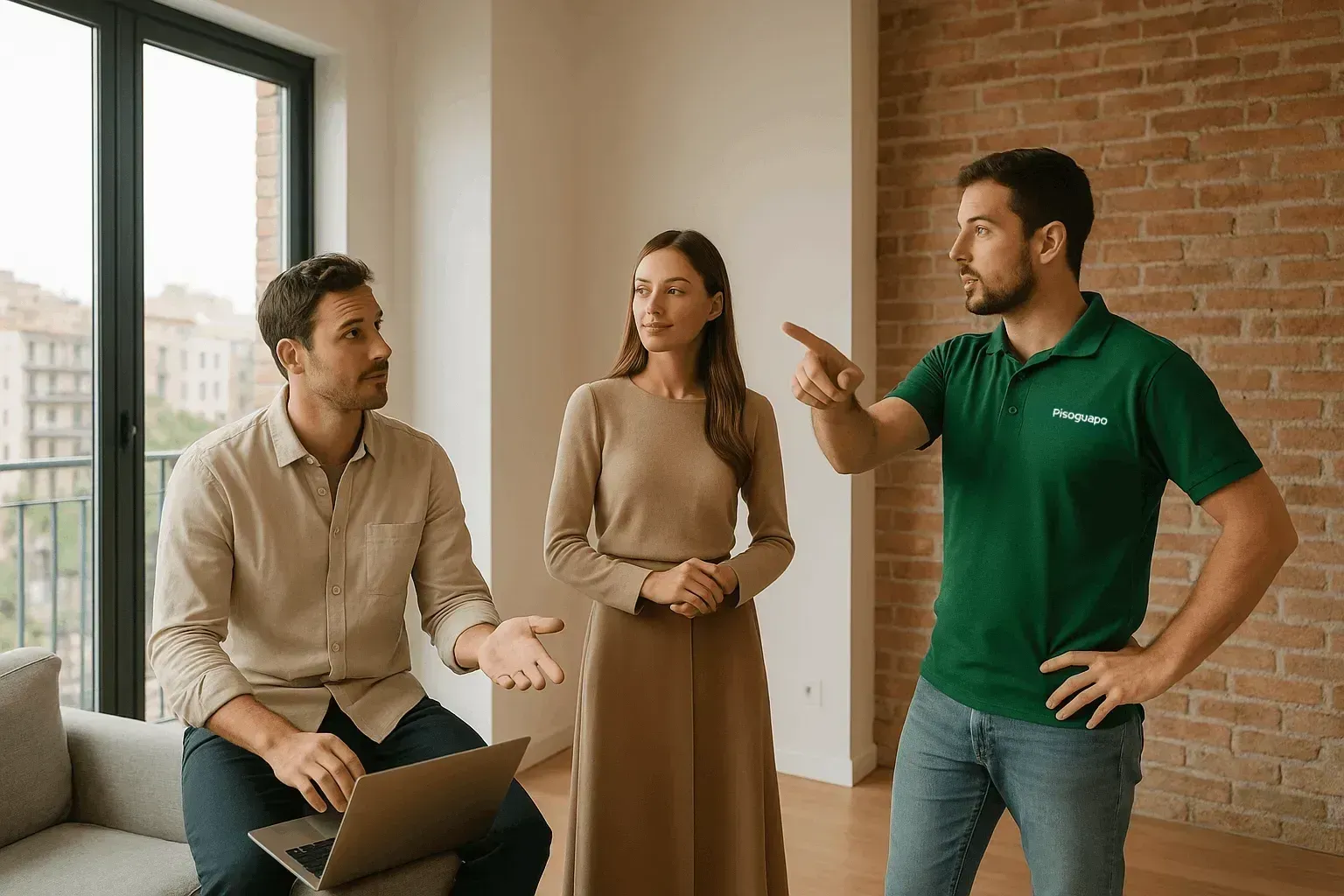 3 personas hablando