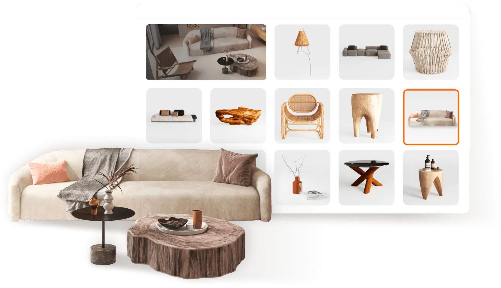 Foto de un diseñador con una website