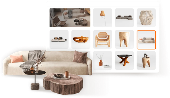 Foto de un diseñador con una website