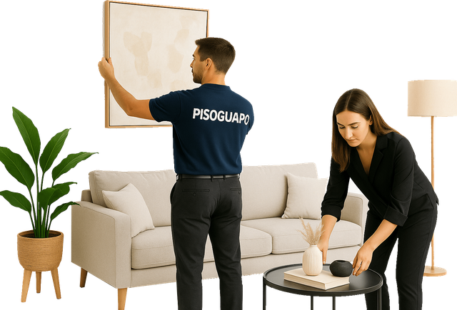 Foto de un equipo de home staging