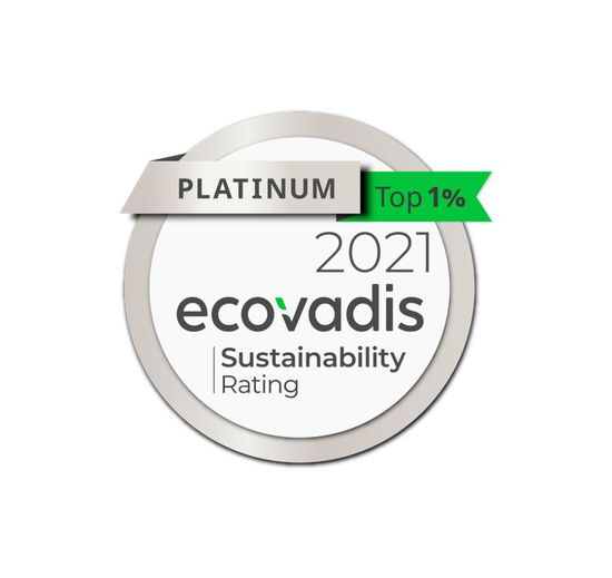 Logo certificazione Ecovadis 2021