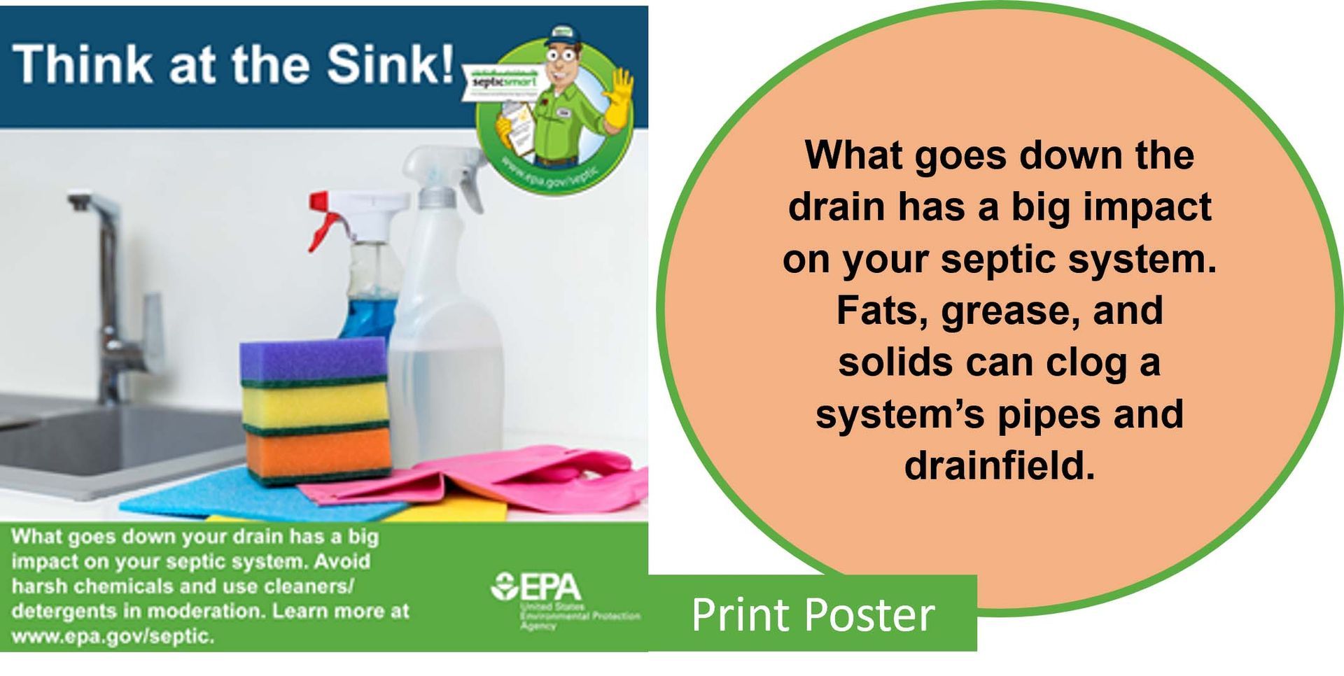 Think at the Sink Poster, Transcribed below
