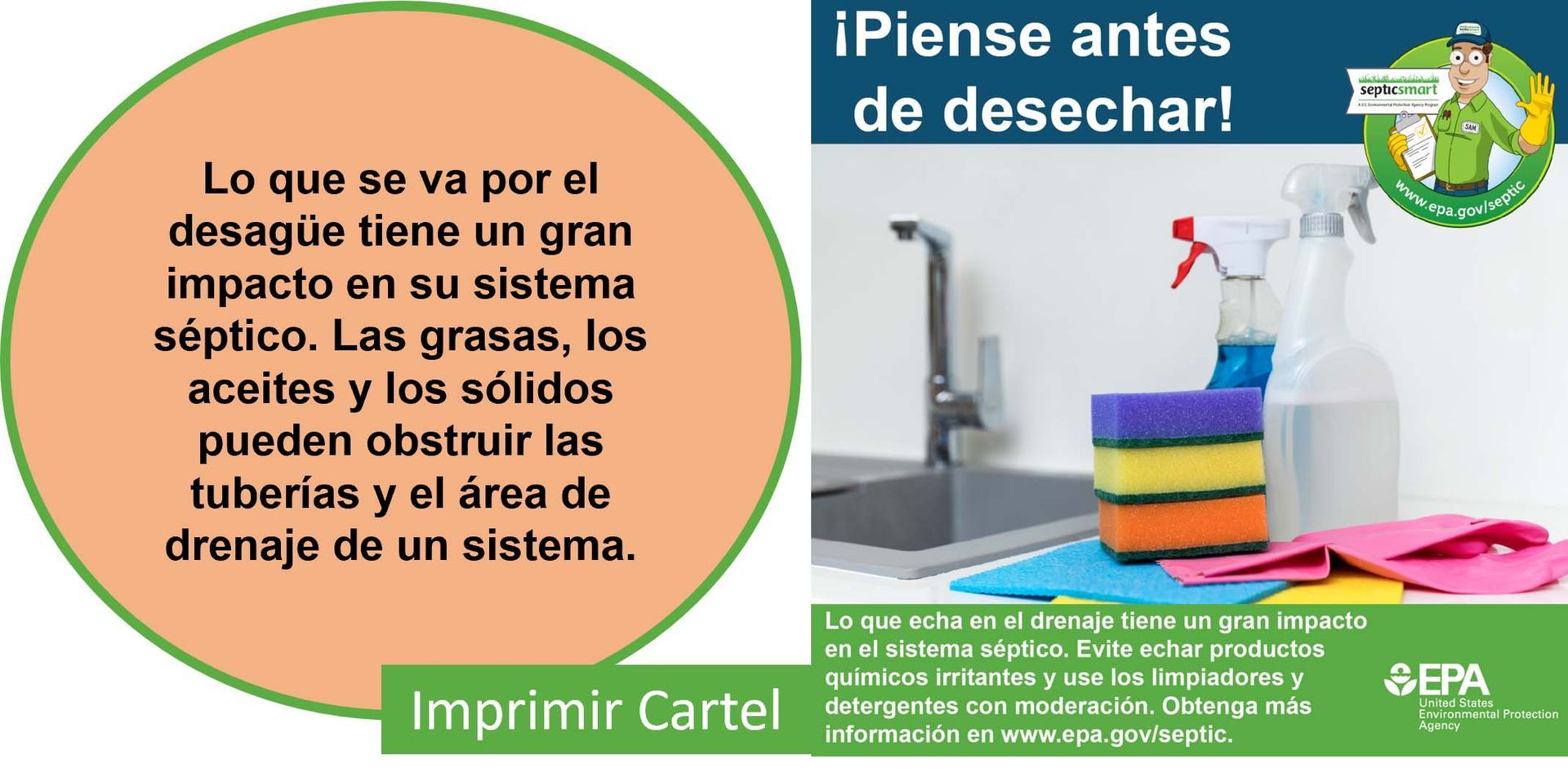 Think at the Sink Poster, Transcribed below