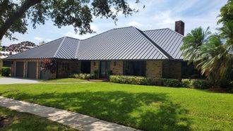 #1 Metal roofing specialist in Florida.  Beautiful sleek metal roof. 
