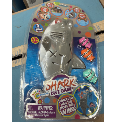 Goofy Foot Designs Shark & Fish Dive Game Fun Diving Toy for Pool Great Water Fun for Kids Ages 3 and up!