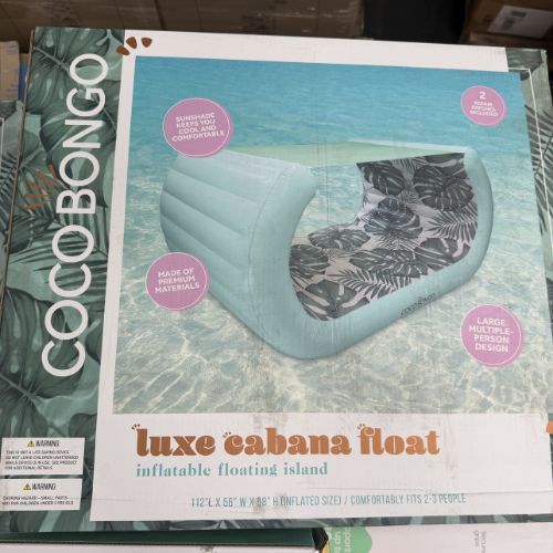 CocoBongo Cabana Float � Multi-Person Pool Float � Unisex � Blue/Green