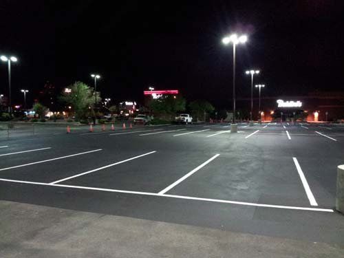 Grading— Parking With White Line Markings in Sparks, NV