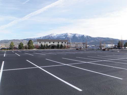 California — Wide Parking Lot in Sparks, NV