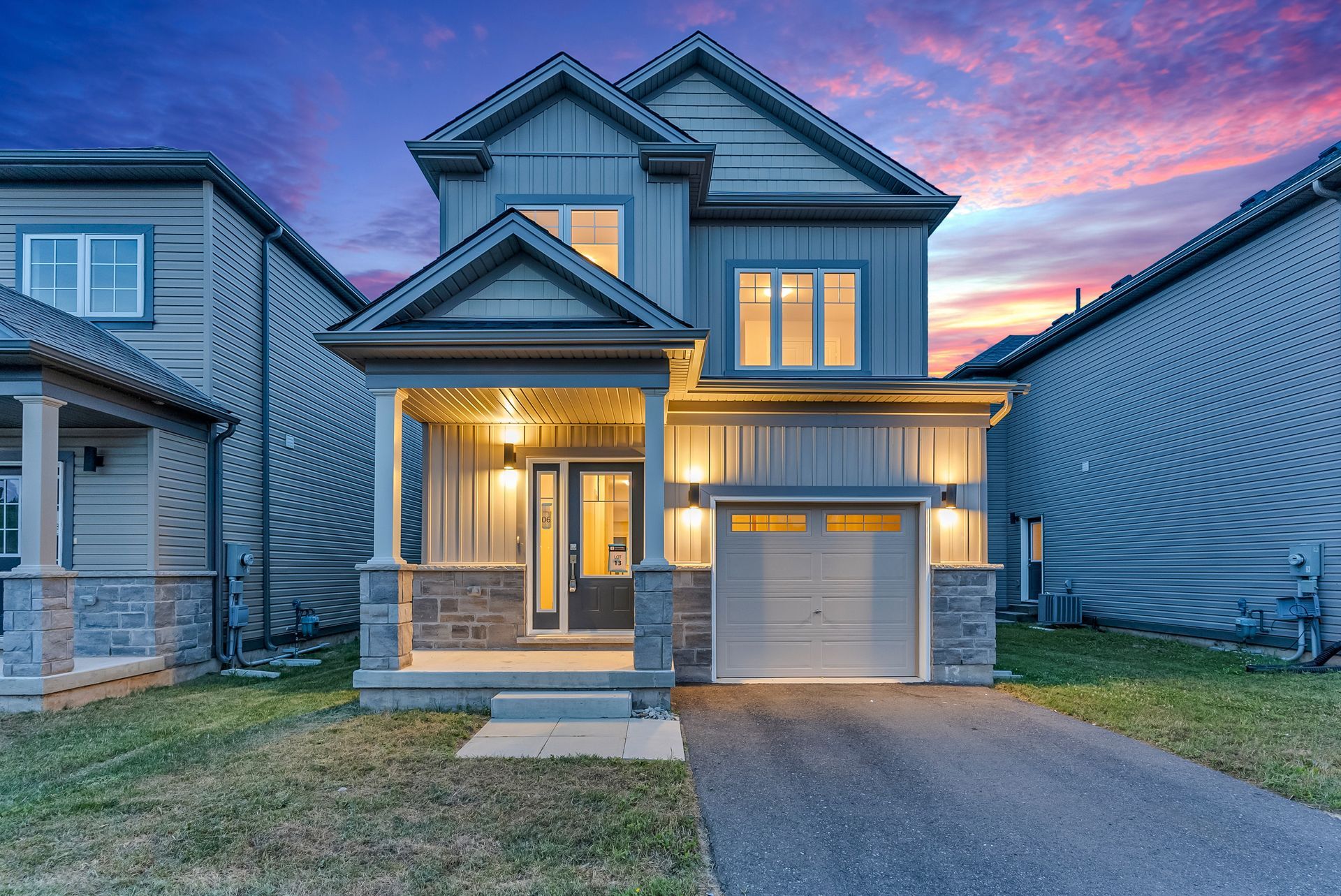 A 2-storey home.