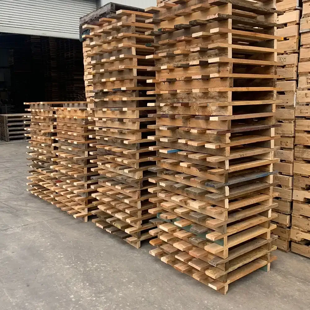 Custom skid timber pallets for sale in Ballarat