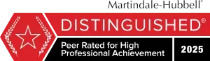 Martindale-Hubbell Distinguished Peer Rating for Brian Demidovich