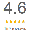 Google rating of 4.6 based on 159 reviews for The Law Corner