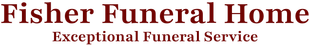 Fisher Funeral Home logo with text 