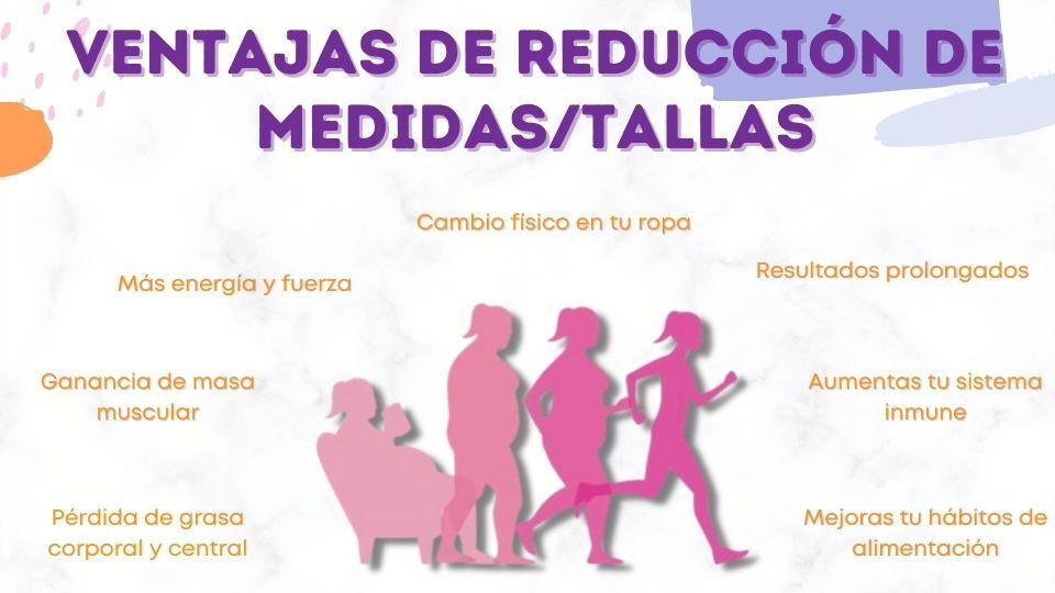 ventajas de reducción medidas tallas