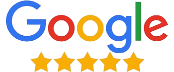 Un logo Google avec cinq étoiles dessus
