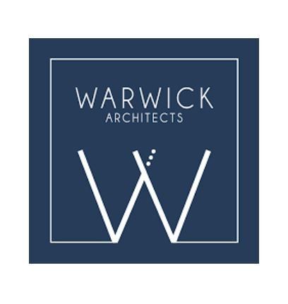 A logo for a company called warwick architects