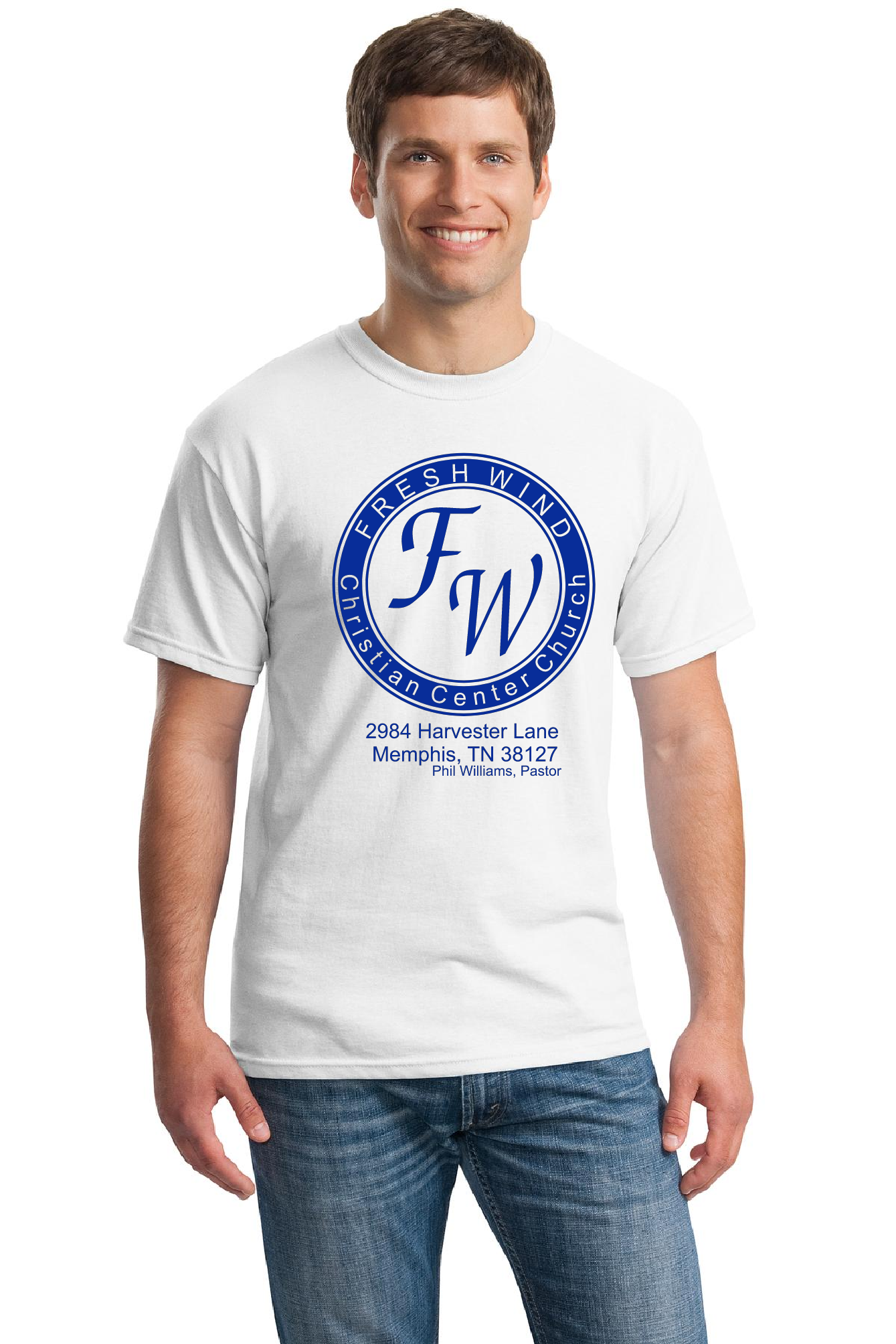 Fresh Wind Christian Center Church Tees