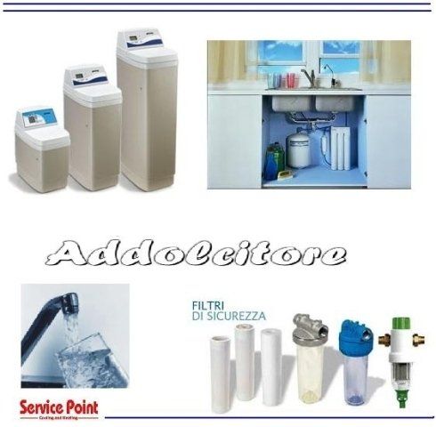 Vari esempi di addolcitori d'acqua